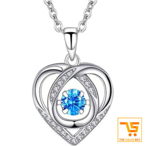 Silver Heart Pendant Necklace