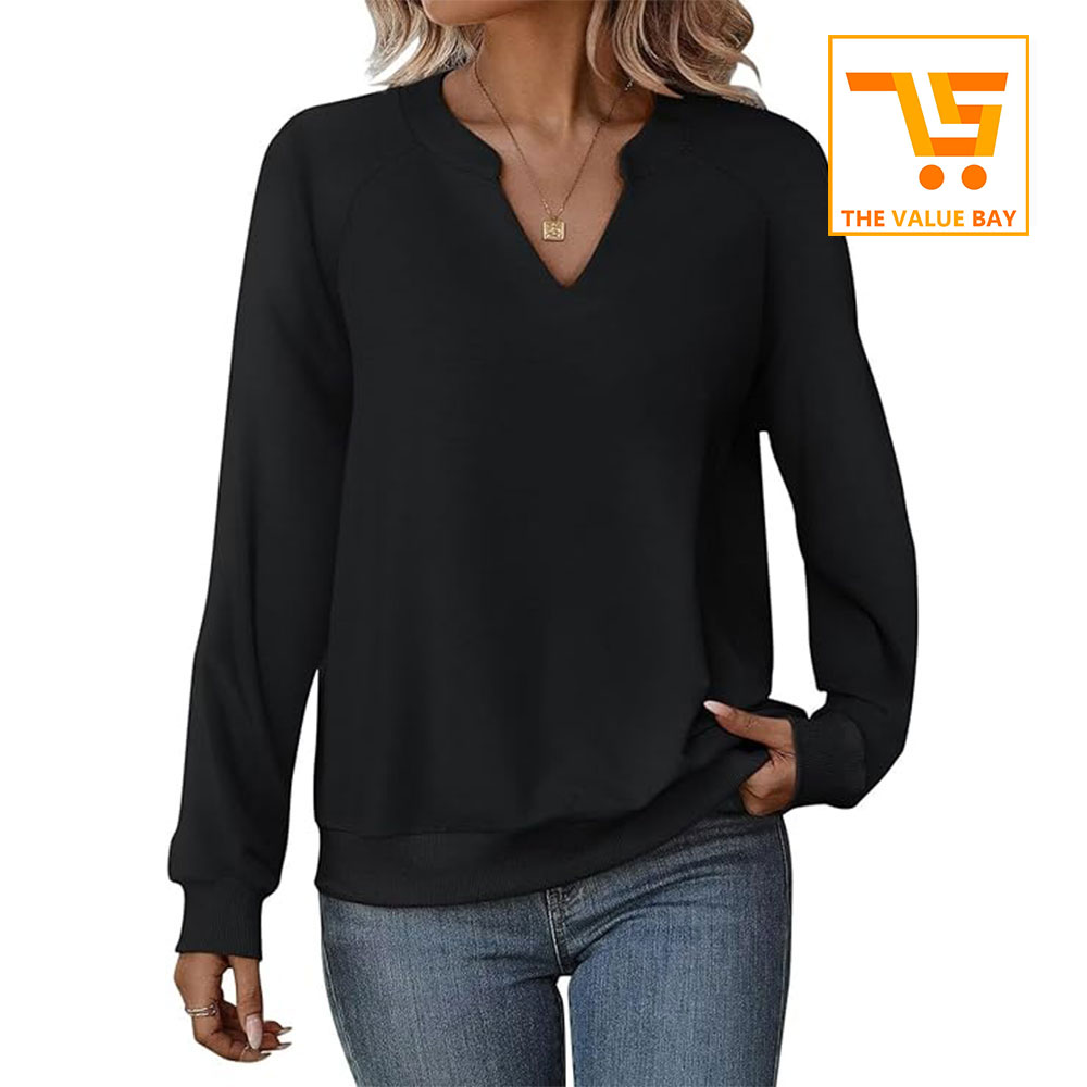 V-Neck Pullover Sweater