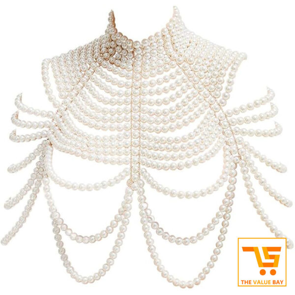 Pearl Body Chain Bra