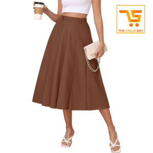 A-Line Midi Skirt